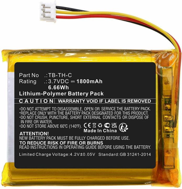 CoreParts Battery for Therabody Shaver
