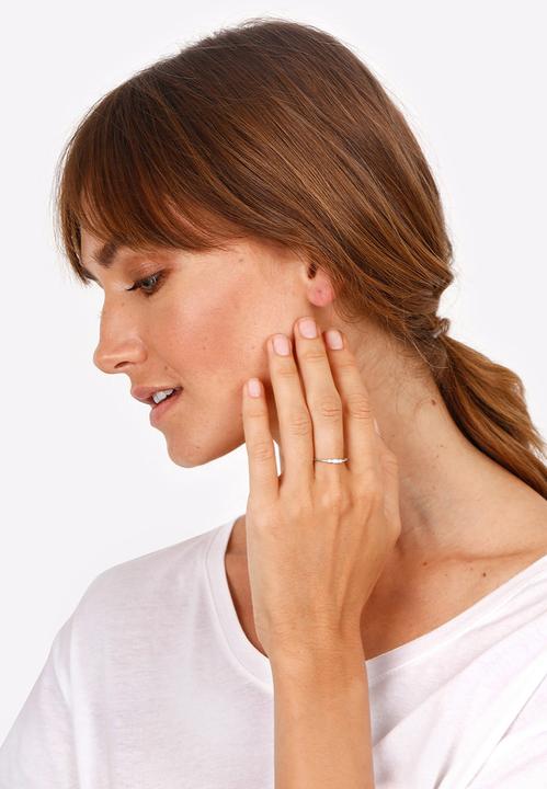 Produktbild Elli Vintage Look mit Zirkonia Kristallen und Opal (56, 925 Silber)