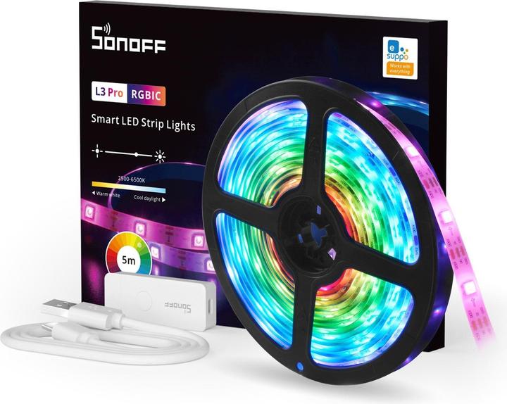 Sonoff L3 Pro (RGBIC, 500 cm, Indoor, Outdoor)