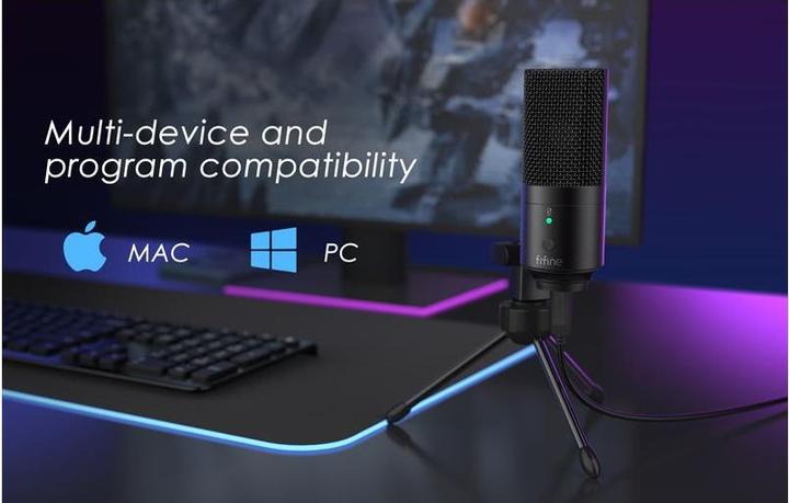 Immagine prodotto Fifine Microfono a condensatore USB in metallo