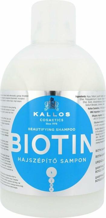 Actual product image Kallos Cosmetics Biotin Biotin (1000 ml, Liquid shampoo)