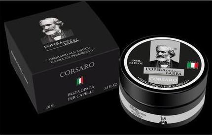 Immagine prodotto L'Opera della Barba Pasta per capelli opaca Corsaro 100 ml - Perfetta per lo styling e la rifinitura (Pasta per capelli, 100 ml)