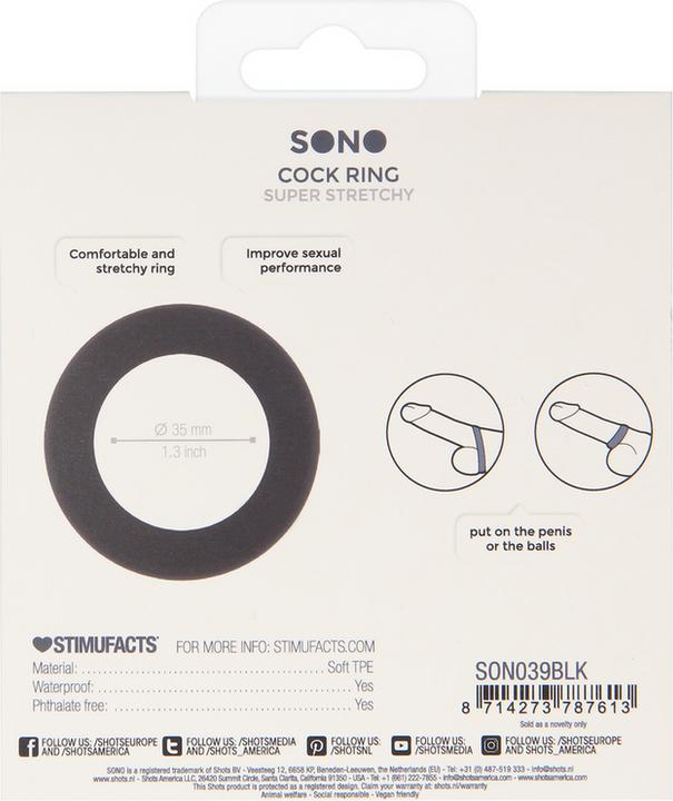 Actual product image Shots No.39 - Cockring (3.50 cm)