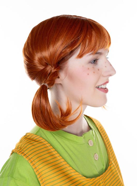 Actual product image Maskworld Pippi Langstrumpf Perücke - Fasching Kostüm Perücke