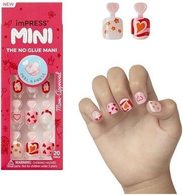 Produktbild ImPRESS Press-On Nägel Mittel Rot (mittel rot)