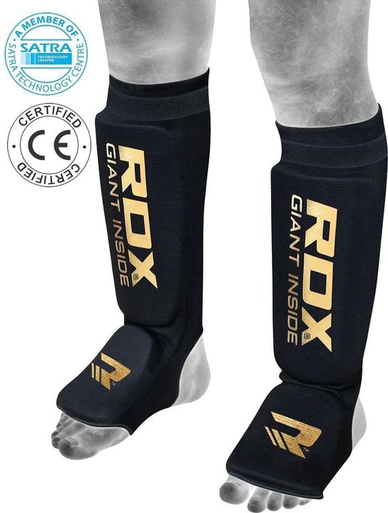Produktbild Rdx Hosiery Shin Instep Foam Black Gold (M)