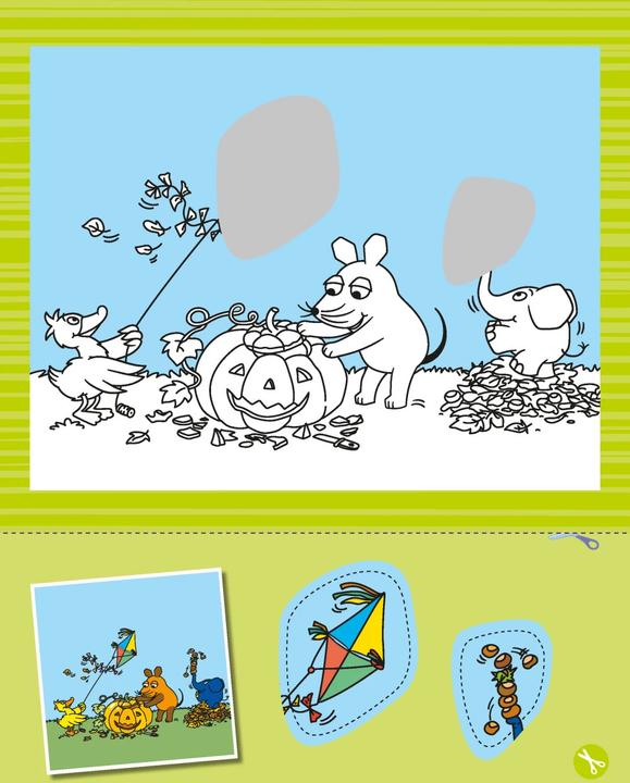 Produktbild Die Maus: Mein Bastel-Mal-Spass. Bastelbuch für Kinder ab 3 Jahren