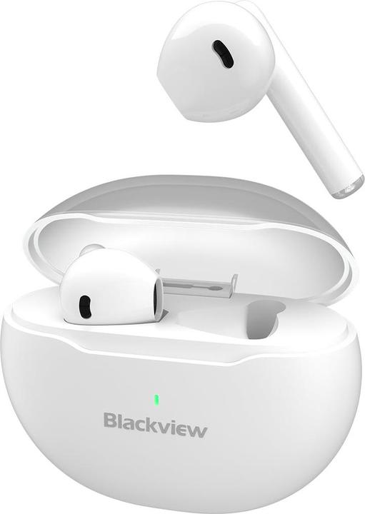Productafbeelding Blackview AirBuds 6 Headset True Wireless Stereo (TWS) In-ear Gesprekken/Muziek USB Type-C Bluetooth Wit (20 h, Draadloze)