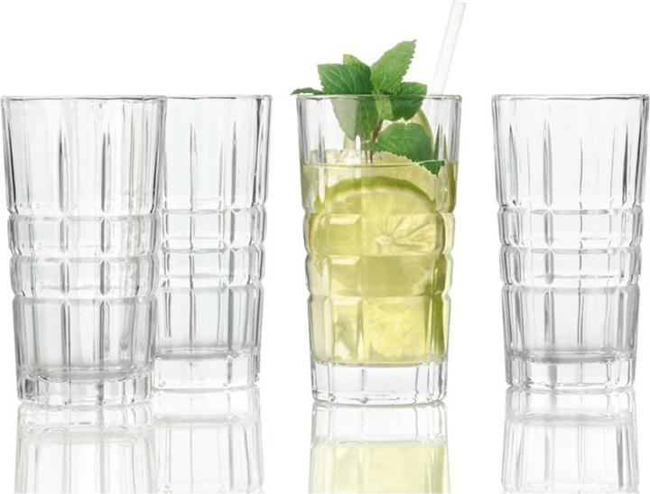 Leonardo Longdrinkglas Spiritii 260 ml, 4 Stück, Transparent (2.60 dl, 4 x, Longdrinkgläser)