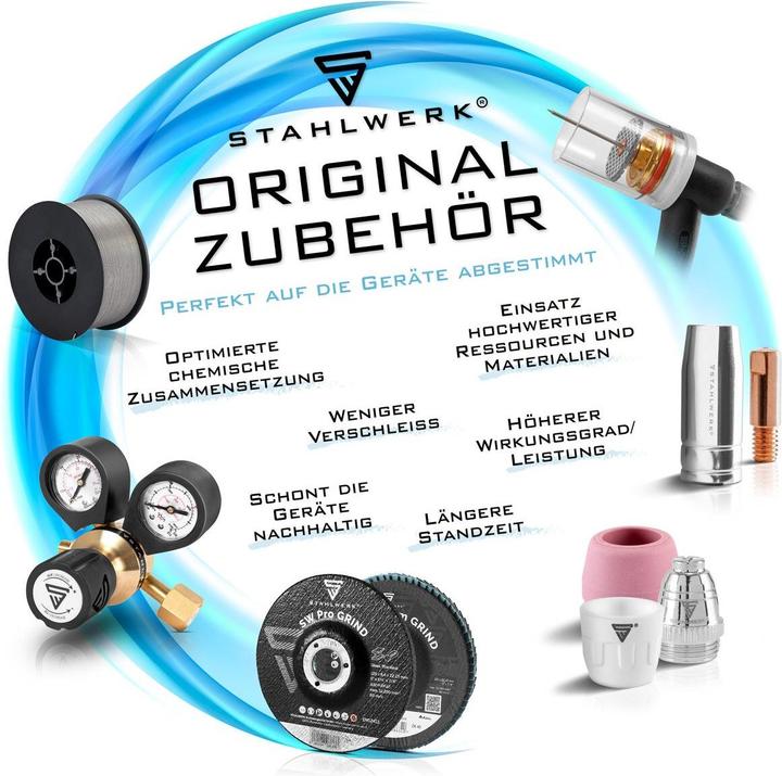 Produktbild Stahlwerk MIG MAG Verschleissteile Set 26tlg AK36 MB36 Schweissbrennerzubehör