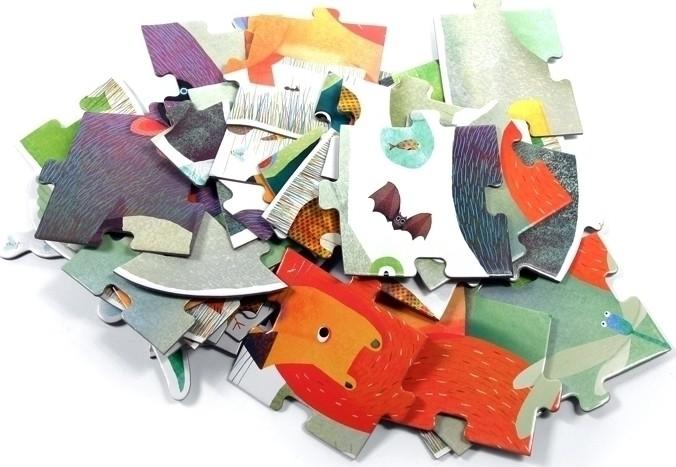 Produktbild Djeco Riesenpuzzle Die Tierparade, 36 Teile (36 Teile)