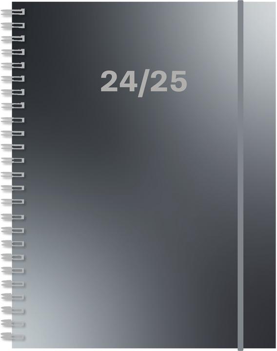 Image du produit Simplex Agenda scolaire niveau 24/25 500430.25 1W/2S 17M noir ML 12x16.5cm (12 x 16,5 cm, Allemand)