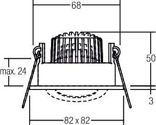 Image du produit Brumberg 39355643 Spot encastré à LED 6W (650 lm)