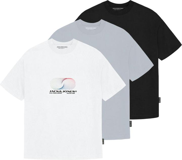 Actual product image Jack & Jones T-Shirt CALMA Kurzarmshirt 3er Pack (XL)