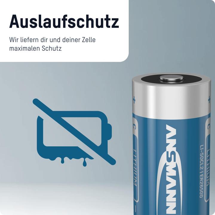 Produktbild Ansmann Batterie C ER26500 3.6V Lithium-Thionylchlorid (1 Stk., C)