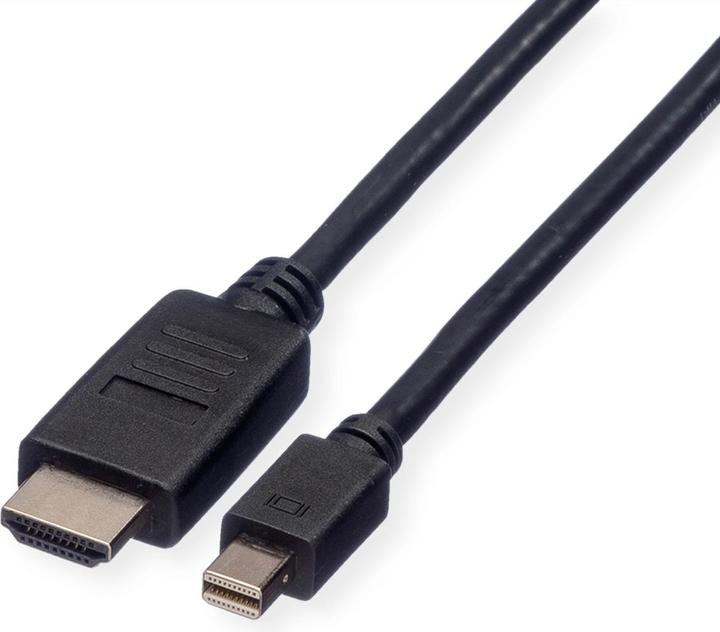 Actual product image Roline Mini DisplayPort — HDMI (Typ A) (1.50 m, DisplayPort)