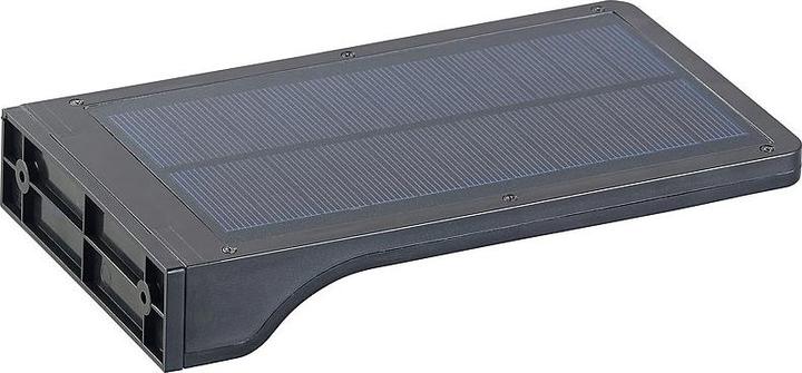 Produktbild Lunartec 2er-Set Solar-LED-Wandleuchten mit PIR-Sensor & Nachtlicht