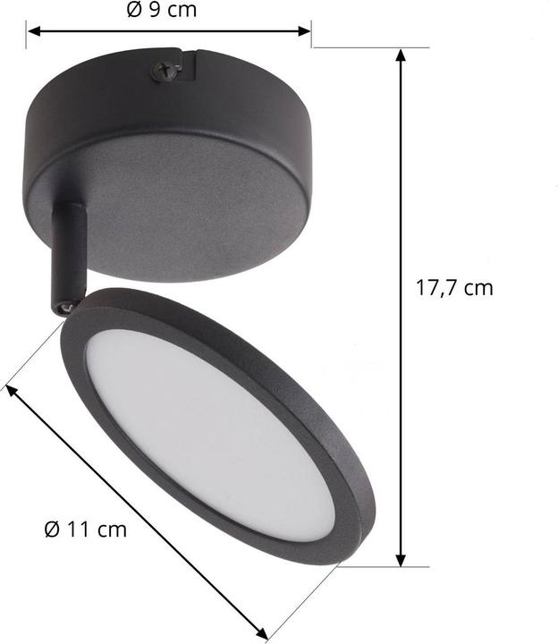 Produktbild Lindby Manel LED-Spot Kunststoff Eisen 1-flammig (280 lm)