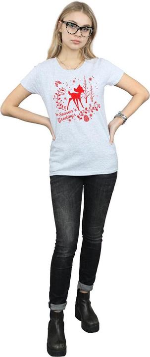 Disney Bambi Christmas Greetings TShirt (S)