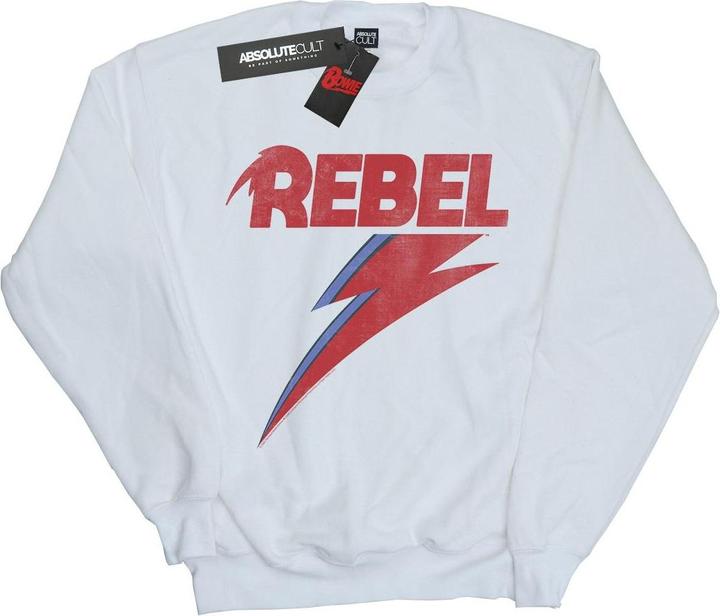 Immagine prodotto David Bowie Distressed Rebel Felpa Uomo (4XL)