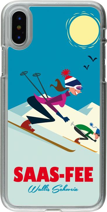 Produktbild PhoneLook Hülle transparent Saas-Fee Ski Downhill (Apple iPhone X, Apple iPhone XS)