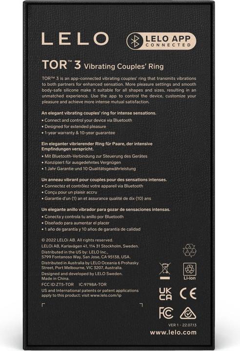 Immagine prodotto LELO Tor 3 (2.90 cm)