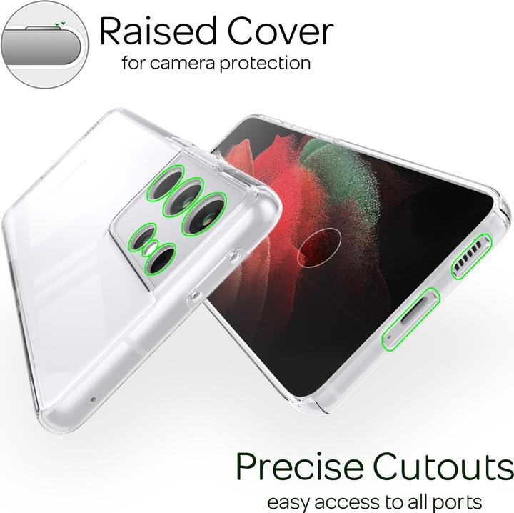 Image du produit Nalia Étui pour téléphone portable à 360 degrés (Samsung Galaxy S21 Ultra)