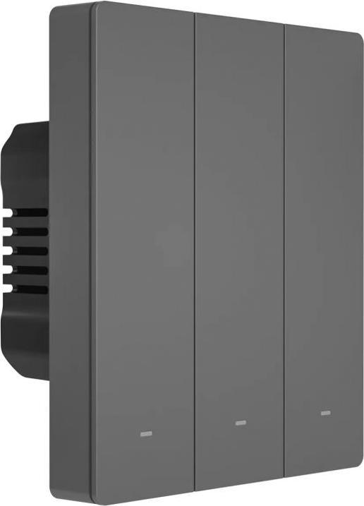Image du produit Sonoff Smart 3-Channel Wi-Fi Wall Switch Black (M5-3C-80)