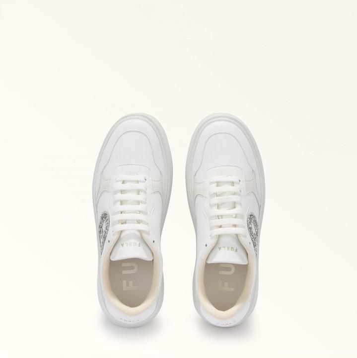Actual product image Furla leather sneakers white color (37)