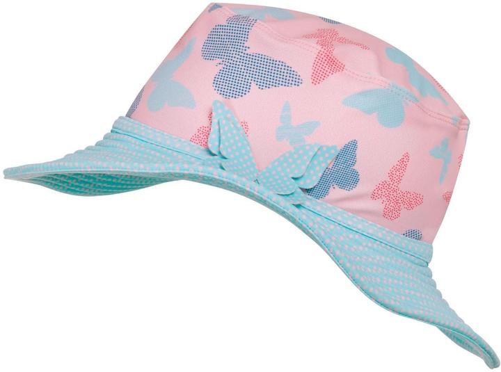 Playshoes Sonnenhut UV-Schutz Schmetterling Rosa/Türkis Gr. 51 cm (51)