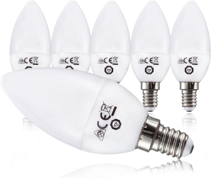 Produktbild B.K.Licht LED Leuchtmittel, 5er-Set, E14/5W (E14, 5 W, 470 lm, 5 x, F)
