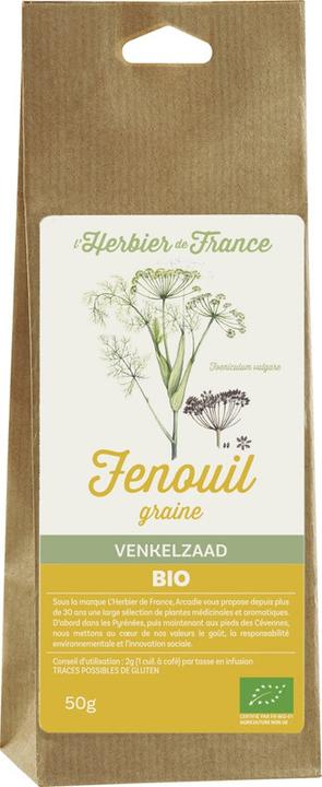 L'Herbier de France Fenouil BIO (50 g)