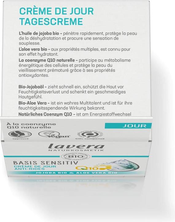 Actual product image Lavera Q10 basis sensitiv (50 ml, Day cream)