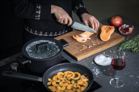 Image du produit Fiskars Friteuse Hard Face 1052224, 28 cm (28 cm, Poêle à frire, Aluminium)