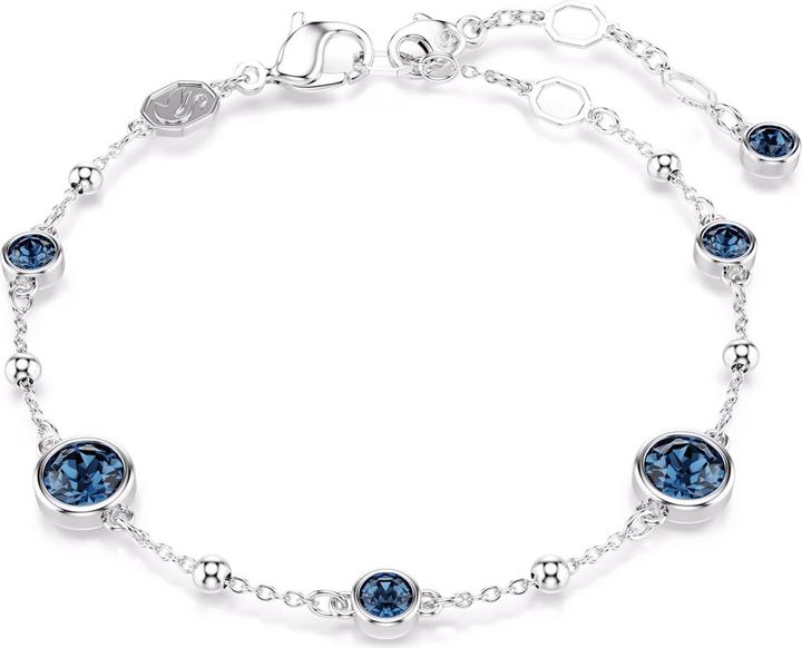 Produktbild Swarovski Imber Armband Rundschliff Blau Rhodiniert (Swarovski Metall)