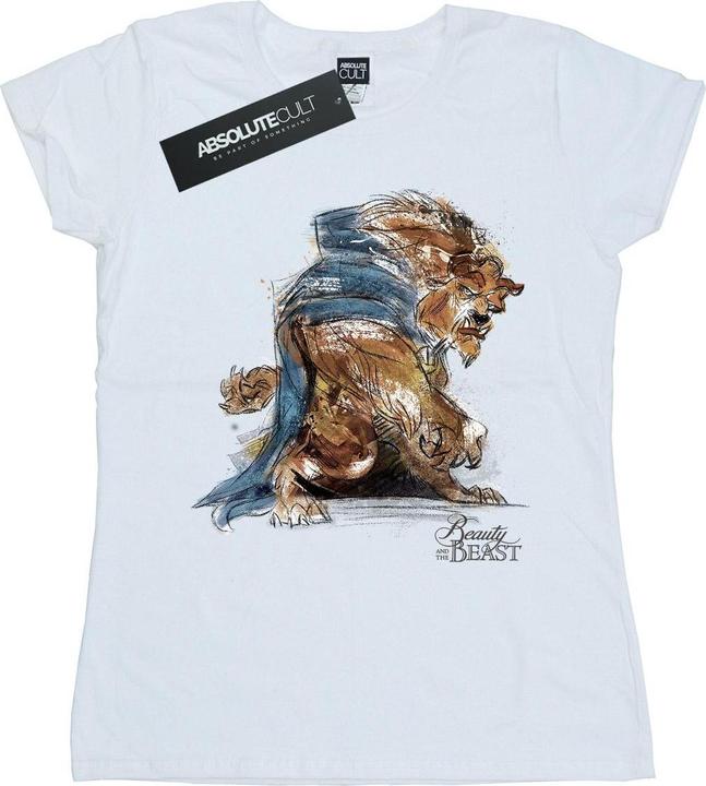 Disney Beauty And The Beast Beast Sketch TShirt (S)