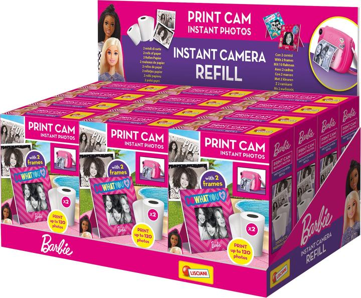 Immagine prodotto Lisciani Rulli per la macchina Barbie Print Cam - 2 sztuki