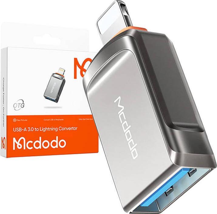 Actual product image Mcdodo OTG USB-A 3.0 to Lightning adapter (USB-A, Lightning)