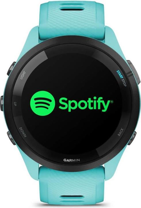 Actual product image Garmin 010-02810-12 Forerunner 265 Music, Aqua (46 mm)