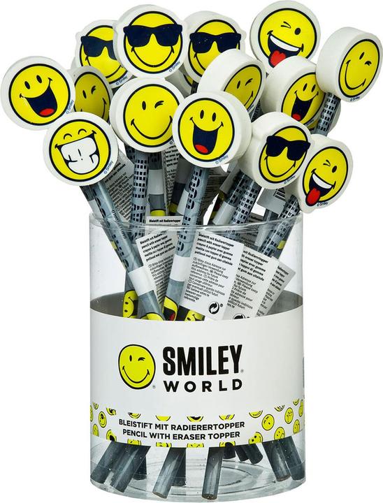 Immagine prodotto Undercover Bleistift Smiley mit Radiergummiaufsatz, pro Stück