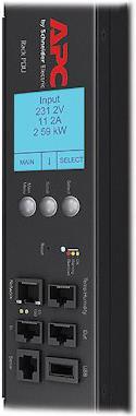 Actual product image APC Rack PDU 2G AP8881, Metered, ZeroU, 11kw, 230V, C13+C19