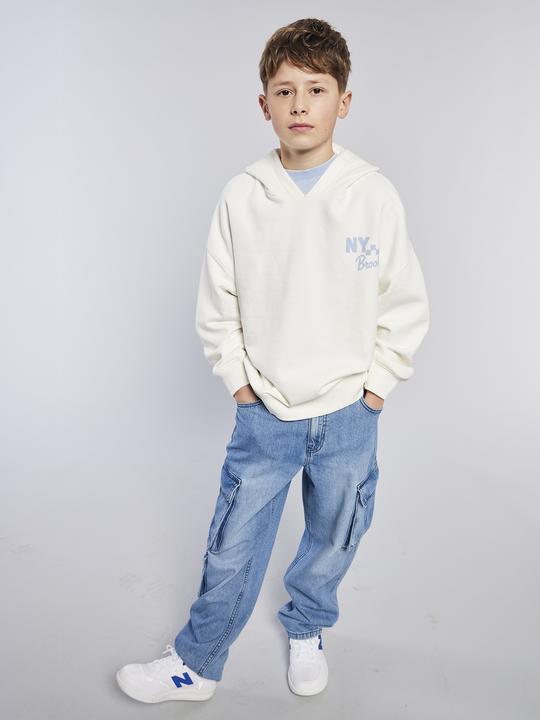 Immagine prodotto Jonen Jungen Kapuzensweatshirt mit Prints vorn und hinten (152)