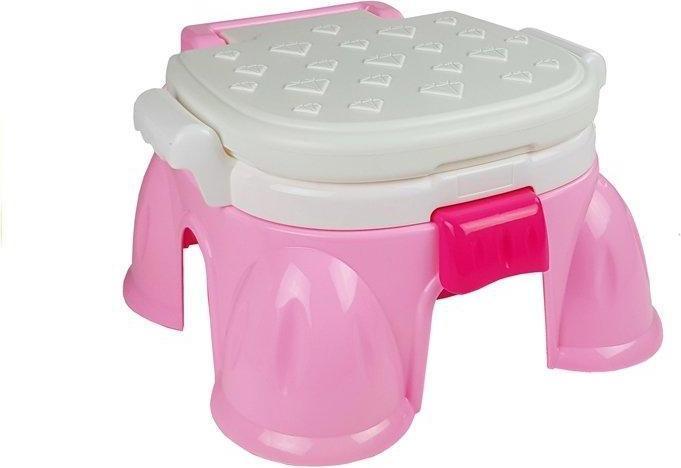 Image du produit Lean Toys Pot rose avec losange pour les tout-petits