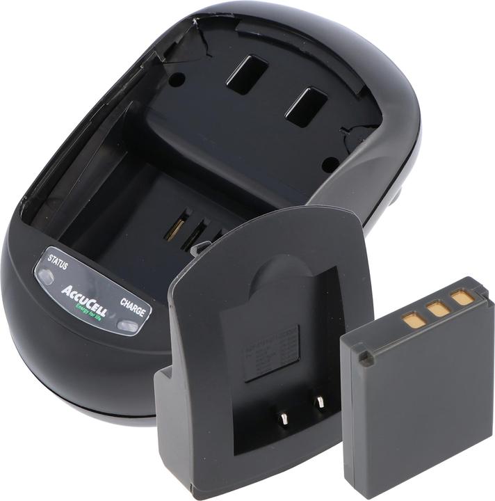 Produktbild AccuCell Set Ladegerät und Akku für 02491-0028-00 (Kamera Akku Ladegerät)