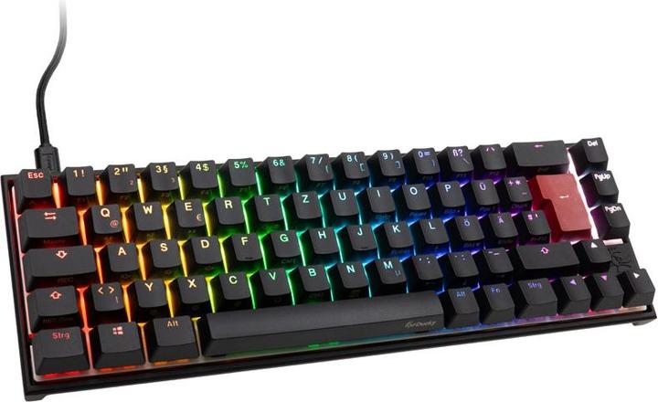 Actual product image Ducky Mecha Pro SF Gaming Keyboard - Cherry MX-Speed-Silver (DE, Cable)