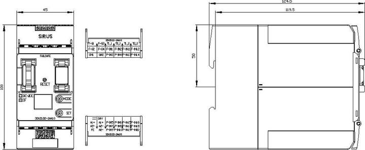 Immagine prodotto Siemens SIRIUS safety relay Basic unit 3SK2 seri