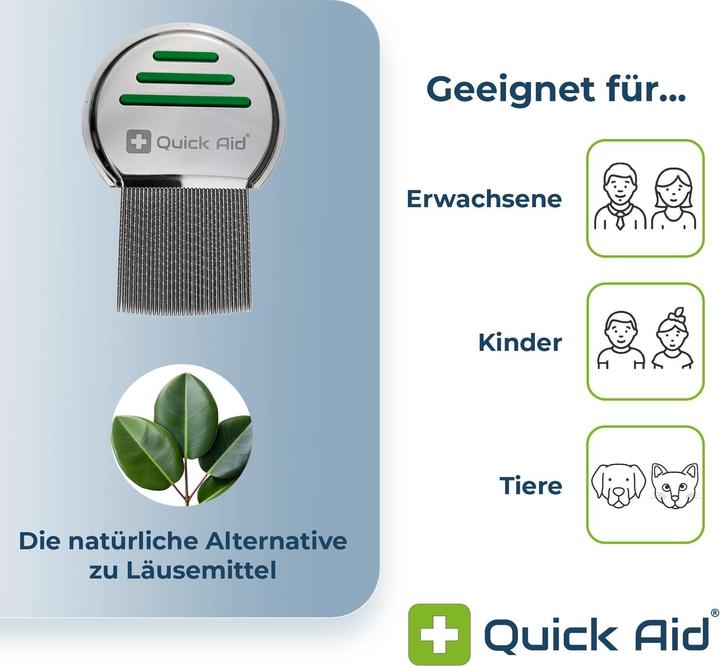 Image du produit Quick Aid Peigne à poux et lentes
