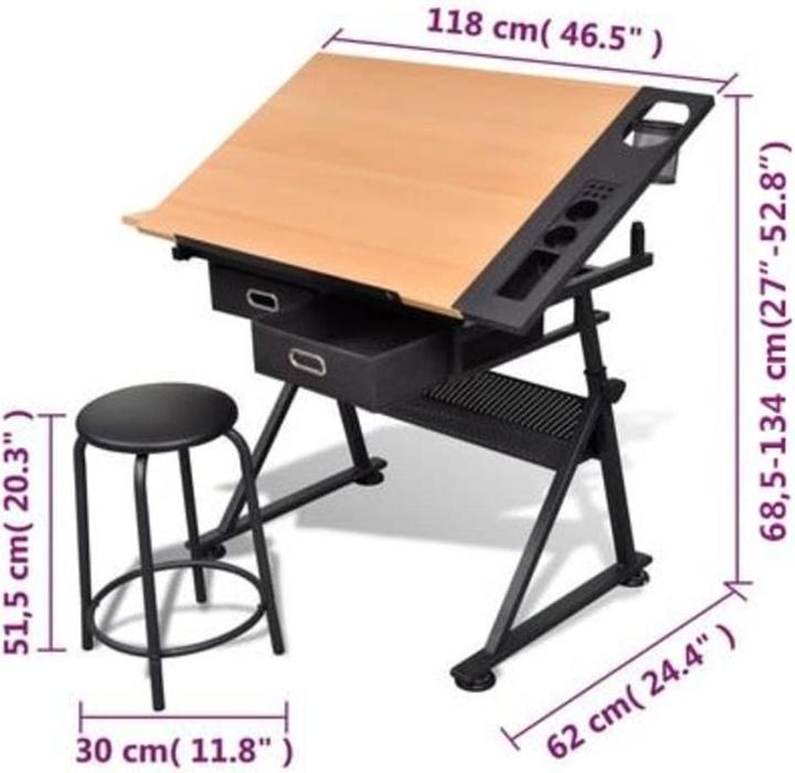 Actual product image VidaXL Melany (118 x 62 x106 cm)