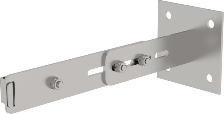 Immagine prodotto Munk Staffa a muro con morsetto, regolabile 275-375 mm, acciaio inox