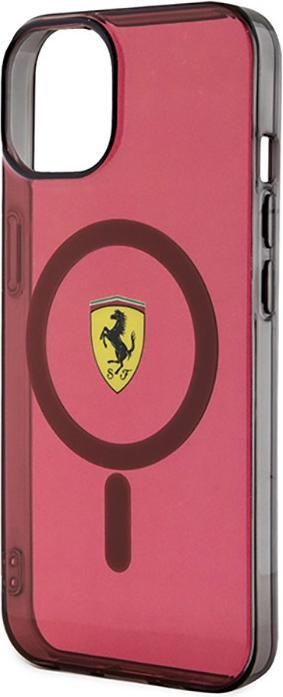 Immagine prodotto Ferrari FEHMP14SURKR Custodia rigida per iPhone 14 6,1" rossa/rossa Traslucida Magsafe (Apple iPhone 14)